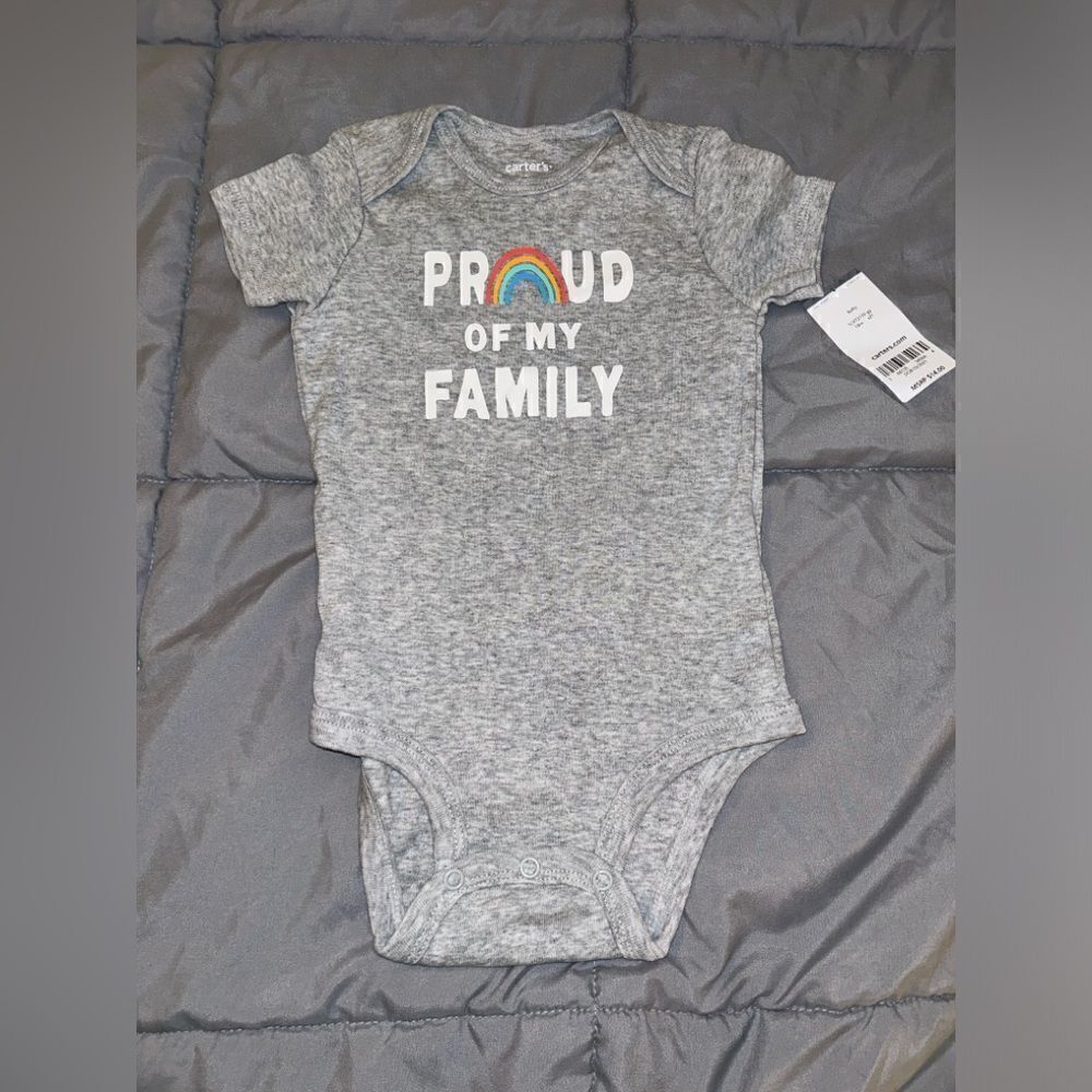 Nwt 18m proud of my family onesie